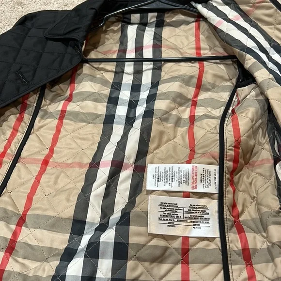 Authentic children Burberry quilted jacket